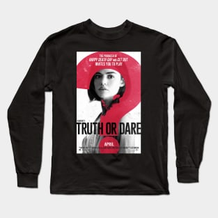 Truth or Dare Movie Poster Long Sleeve T-Shirt